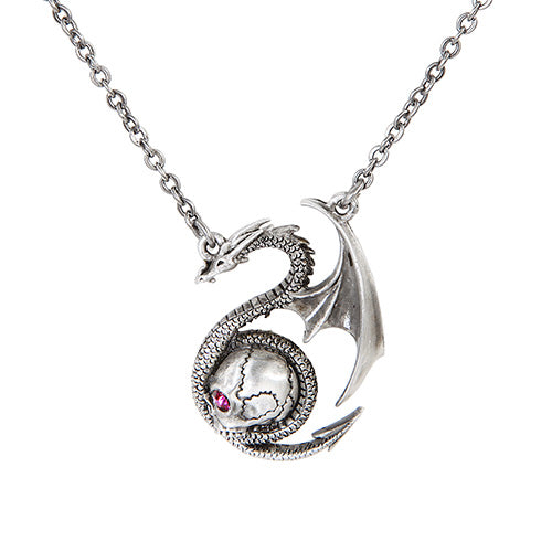 Dragon With Skull Necklace 10611