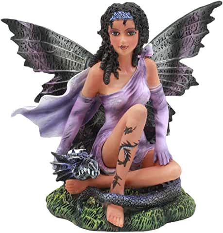 Fairy With Black Dragon 90154