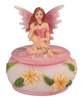 Pink Fairy Trinket Box